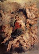 Peter Paul Rubens La Vierge a l'enfant entoure des saints Innocents painting